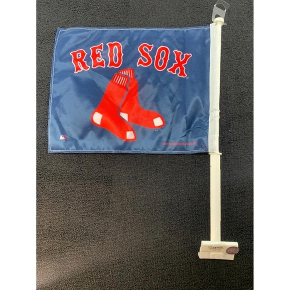 Boston Red Sox Car Flag MLB Baseball Team Fan‎ Accessory New Rico Industries